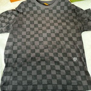Men’s checker print Louis Vuitton Shirt